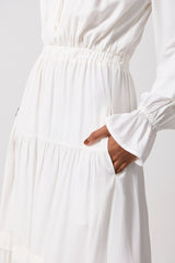 Joannie Pleat Maxi Dress