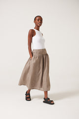 Nova Linen Basque skirt