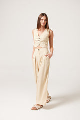 Edgar Pleat Front Pant- New Season