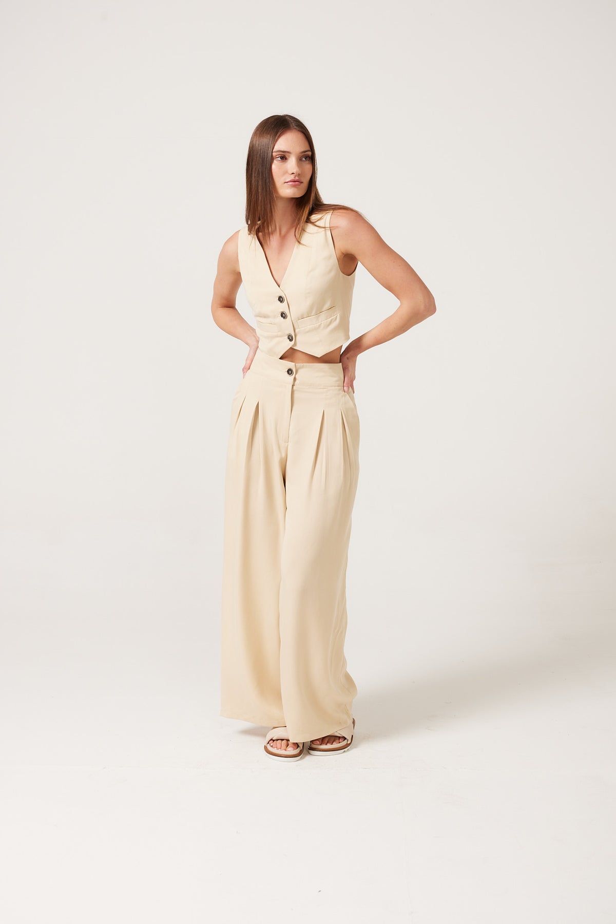 Edgar Pleat Front Pant- New Season