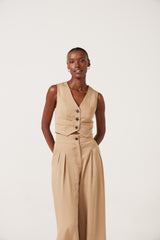 Edgar Pleat Front Pant- New Season