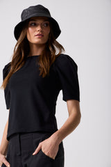 LEXI PLEAT SHOULDER TOP