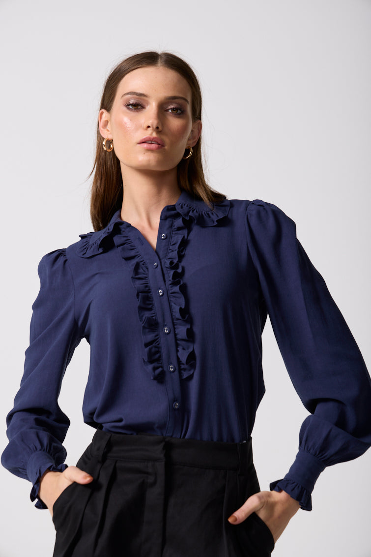 FINLAY FRILL BLOUSE