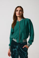 LENNOX LINEN BOMBER