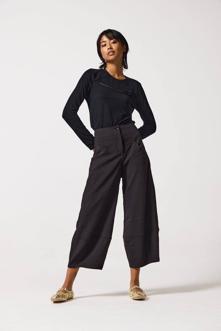 SLOANE BARREL LEG PANT