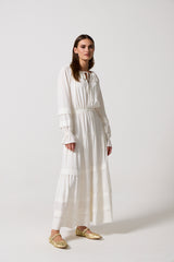 JOANNIE PLEAT MAXI DRESS