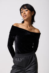 Ashwyn Bare Shoulder Top