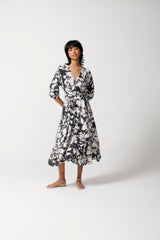 LEHRER WRAP DRESS