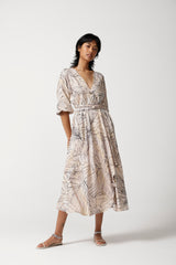 LEHRER WRAP DRESS