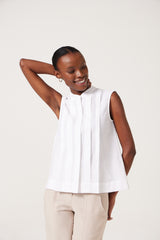 Marci Pleat Top