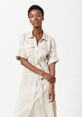 SHAYNA UTILITY SHIRT DRESS