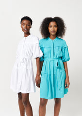 MAYA PLEAT MINI DRESS