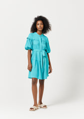 MAYA PLEAT MINI DRESS