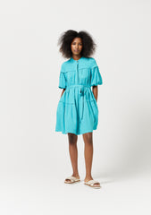 MAYA PLEAT MINI DRESS