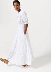 IZRAH SMOCK MAXI DRESS