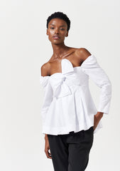 MINDY BOW DETAIL BLOUSE