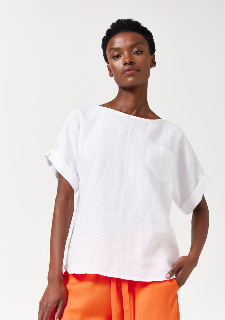 VINNIE LINEN TOP