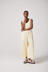 Kinto Open Back Jumpsuit - Sorbet