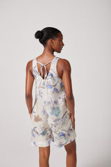 FARROW PRINTED LINEN PLAYSUIT